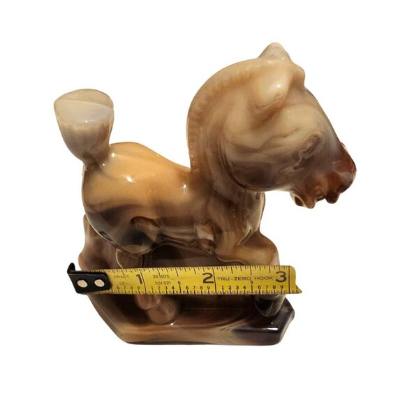 Heisey by Imperial caramel slag Sparky the Plug Horse - Picture 5 of 9